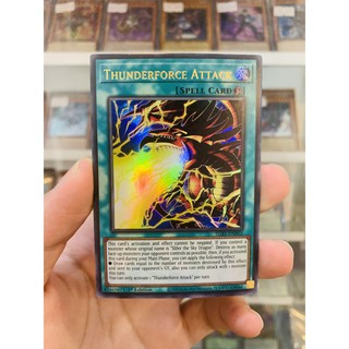 Thẻ Bài YugiOh! Mã EGS1-EN003 - Thunderforce Attack - Ultra Rare - 1st Edition