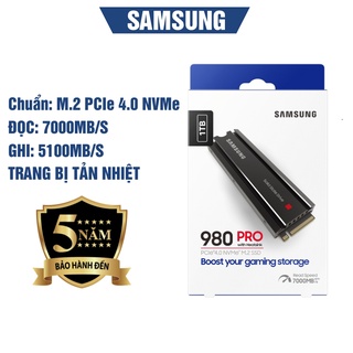 Ổ cứng SSD Samsung 980 PRO Heatsink 1TB NVMe