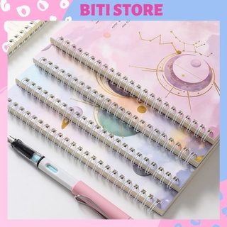 [Mã LIFE20KALL giảm 10% đơn 50K] Sổ Lò Xo A5 Bìa Cứng Chống Lóa Mắt Siêu Đẹp BiTi Store LX482