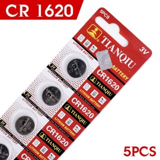 vỉ 5 pin cr 1620 3v lithium battery chính hãng tianqiu