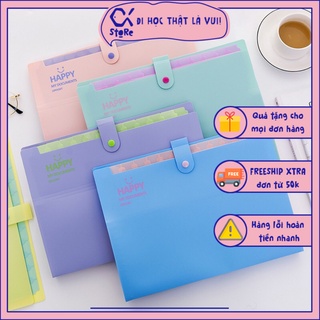 File tài liệu 12 ngăn nhiều màu sắc Cá store gọn, dễ sắp xếp tiện lợi