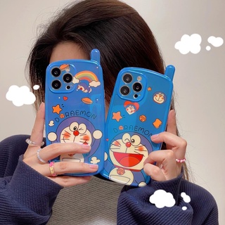 NOKIA Ốp Điện Thoại Hình Doraemon Cầu Vồng 3D Cho IPhone 13Promax 13 12promax 12 11