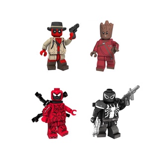 Bộ 4 nhân vật minifigures siêu anh hùng Marvel PG8159-2