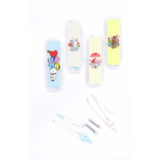 Bộ compa bangtan army CP1 dễ thương kèm ngòi chì bấm compa cute ipod kpop