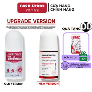 Lăn Nách Mờ Thâm Dưỡng Trắng Angel Liquid Glutathione plus Niacinamide Fresh Deodorant 60ml