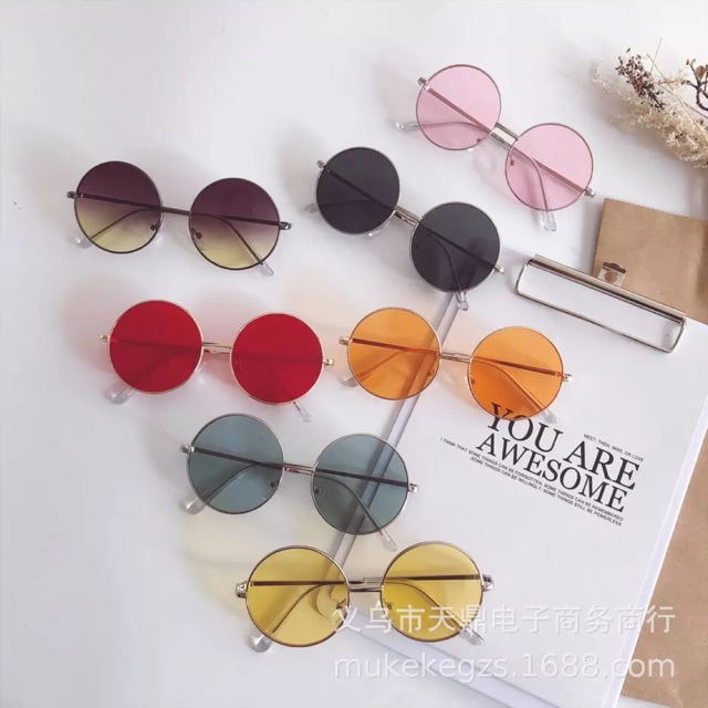 Kính mắt tròn cho bé
