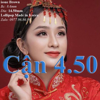 {Cận -4.50} -Lens, Kính áp tròng Cận(Giá 1 Cặp)