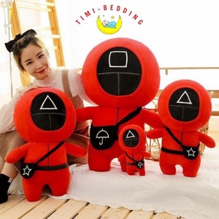 Gấu bông squid game – gấu bông con mực kích thước 50cm, 60cm và 80cm – Timibedding