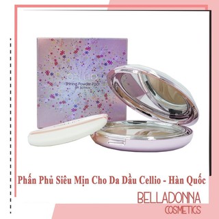 Phấn Phủ Siêu Mịn Dầu Cellio Shining Powder Pact SPF30 PA++ 20g