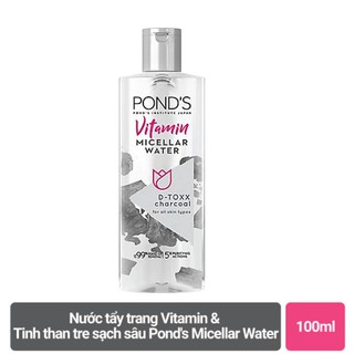 Nước tẩy trang Vitamin Pond's Micellar Water Detox Than Tre 100ml