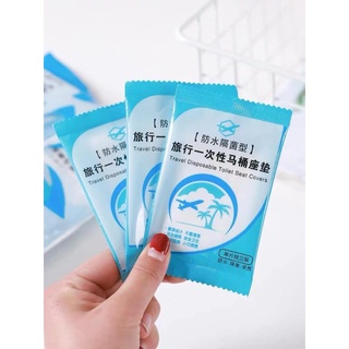 [TÚI 5 MIẾNG] Miếng Lót Bồn Cầu Dùng 1 Lần - Không Thấm Nước