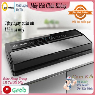 Máy hút chân không thực phẩm Ronegye, Máy Hàn Miệng Túi, lực hút siêu mạnh - Bảo hành