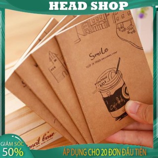 Sổ tay mini bìa cổ HEAD SHOP
