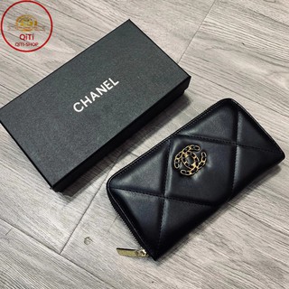 Ví nữ cầm tay QITI chất liệu da pu chống nước nhiều ngăn tiện dụng phong cách thời trang dự tiệc cá tính