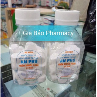 Viên muối tinh Nacl súc miệng lọ 50 viên