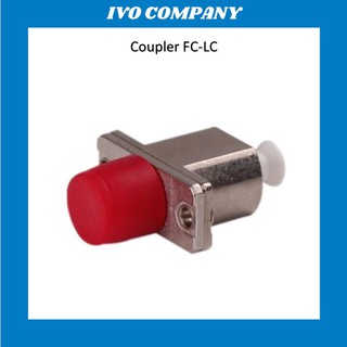Khớp Nối Đầu Sợi Quang LC-FC Coupler FC-LC Bằng Thép