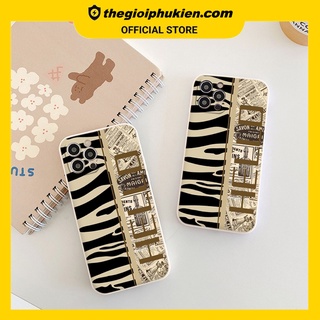 Ốp iphone - Ốp lưng iphone cạnh vuông Da báo hello dành cho ip 6 đến 14promax - ng102