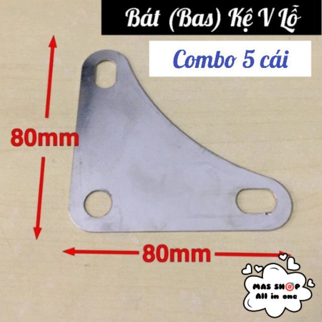 [Combo 5 cái] Bát bắt kệ V lỗ