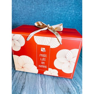 Hộp đựng quà biếu tết hình In Phúc Lộc An Khang! - cỡ M
