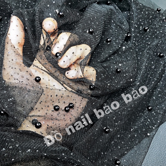 Lươi đen nhũ ( ko hạt trai )