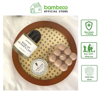 Khay trang trí decor chụp ảnh BAMBOOO ECO đựng phụ kiện chụp ảnh retro