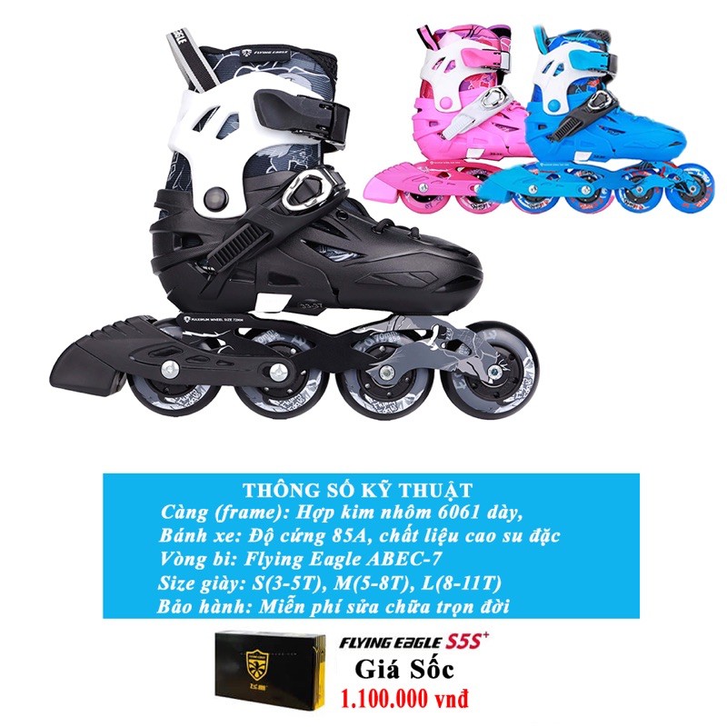 Giày patin Flying Eagle S5S+ new model 2021