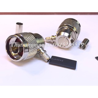 Jack cao tần N male đực bẻ góc bóp RG58,RG233,LMR200...