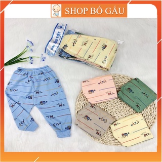 Quần Dài Cotton Nỉ Bo Gấu In Hình Dễ Thương Cho Bé Trai Và Bé Gái (HÀNG LOẠI 1)