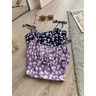 Áo piper - Áo croptop nhún ngực