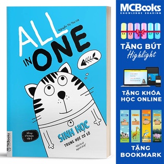 Sách - Sổ tay ALL IN ONE - Sinh Học Trung Học Cơ Sở