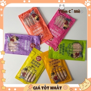 [Mã 44FMCGSALE1 giảm 10% đơn 250K] Combo 10 bịch súp thưởng Wanpy Happy 100 ( 1 bịch 5 thanh )[ Quận 2]