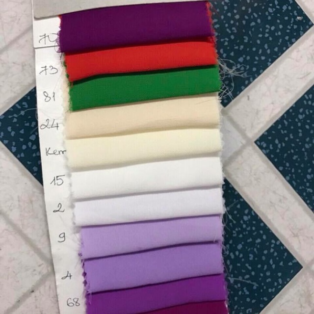 Vải tằm ý.