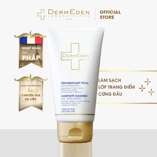 Nước tẩy trang dạng sữa làm sạch và dưỡng ẩm cao cấp DERMEDEN Complete Cleanser 150ml