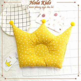 Gối vương miện chống méo đầu, an toàn cho bé HolaKids Decor