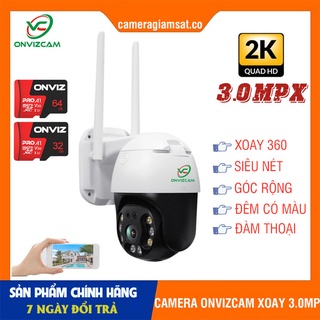 ⚡️FREESHIP⚡️CAMERA IP ONVIZCAM PTZ 3.0MP [2K], SIÊU NÉT, GÓC RỘNG, XOAY 360, ĐÀM THOẠI - HÀNG CHÍNH HÃNG