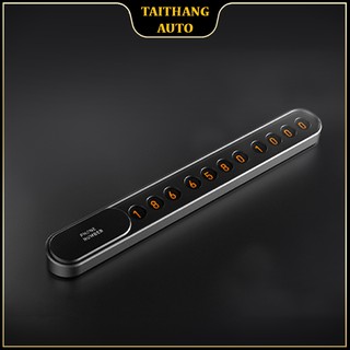 Bảng số điện thoại gắn taplo xe hơi, bảng số điện thoại ô tô, phone car, chất liệu metal cao cấp
