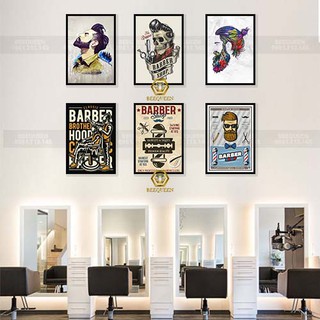 [101-120]  Album 20 Mẫu Tranh Barber Trang Trí Barber Shop - Tiệm Tóc Nam Phong Cách Vingtage