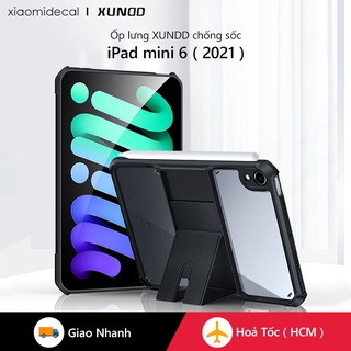 Ốp lưng XUNDD iPad mini 6 ( 2021 ) Chống trầy, Chống sốc, Viền TPU, Mặt lưng chân đế
