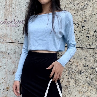 Kelly Top - Áo Croptop tay dài 2 màu