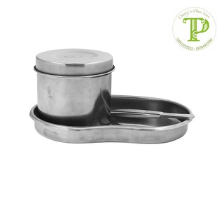 KHAY HẠT ĐẬU, HỘP INOX ĐỰNG BÔNG VÀ DỤNG CỤ PHUN XĂM