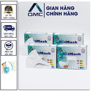 [ SIÊU GIẢM GIÁ] Khẩu trang 3D Duy Khánh  Công nghệ Nhật Bản- Hàng chính hãng ( Hộp 50 cái )# QMC