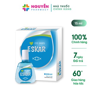 [CHÍNH HÃNG] Nước nhỏ mắt Eskar - Dưỡng mắt, làm dịu mát, giảm khô mắt và các vấn đề về mắt