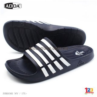 Dép cặp Thái Lan nhựa đúc siêu nhẹ nam-nữ-trẻ em ADDA 55R01- NAVY