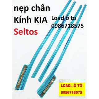 Bộ Nẹp Chân Kính Và Cong Kính KIA Seltos 2022-2020 Chỉ Inõ Cao Cấp