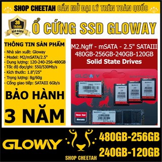 Ổ cứng SSD Gloway (SATA III) các model M2 / mSATA / 2.5” – CHÍNH HÃNG – Bảo hành 3 năm