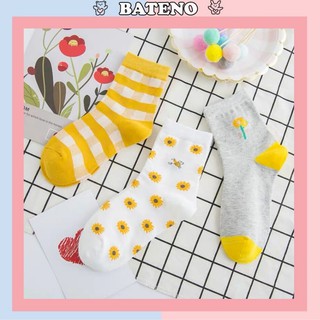 Tất nữ Bateno vớ cao cổ vintage ngọt ngào phong cách TN101