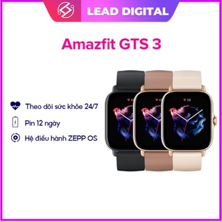 Đồng hồ thông minh Amazfit GTS 3 Pin 12 ngày Tiếng Việt | Chính hãng BH 12 tháng