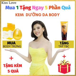 Kem Dưỡng Da Body Dưỡng Ẩm Chống Nắng Spf50 Body Trứng Vàng Chất Mềm Mịn Như Sữa Dưỡng Trắng Da Toàn Thân