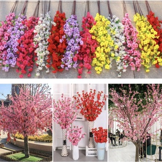 [Cành đào cành mai trang trí nhà cửa, trang trí tết dài 90cm