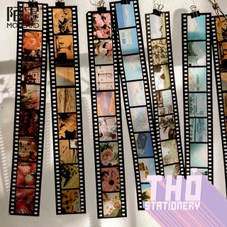 Sticker vintage ảnh phong cảnh retro aesthetic hình dán decor trang trí sổ planner bullet journal dụng cụ dán Literary